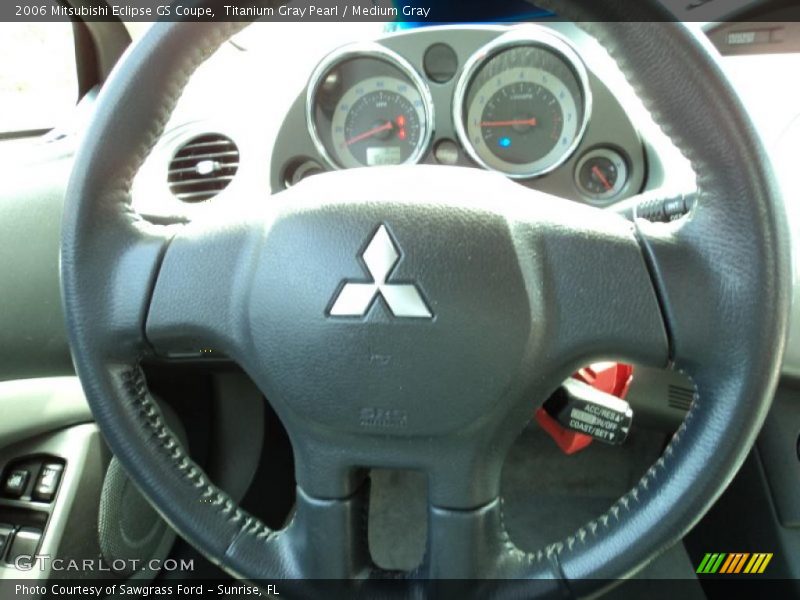 Titanium Gray Pearl / Medium Gray 2006 Mitsubishi Eclipse GS Coupe