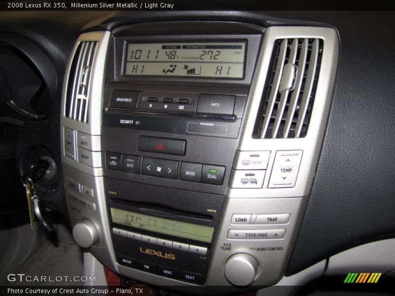 Millenium Silver Metallic / Light Gray 2008 Lexus RX 350