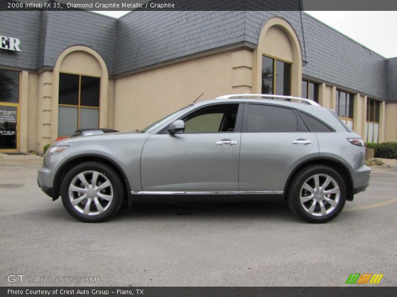 Diamond Graphite Metallic / Graphite 2008 Infiniti FX 35