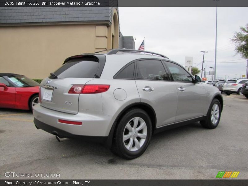 Brilliant Silver Metallic / Graphite 2005 Infiniti FX 35