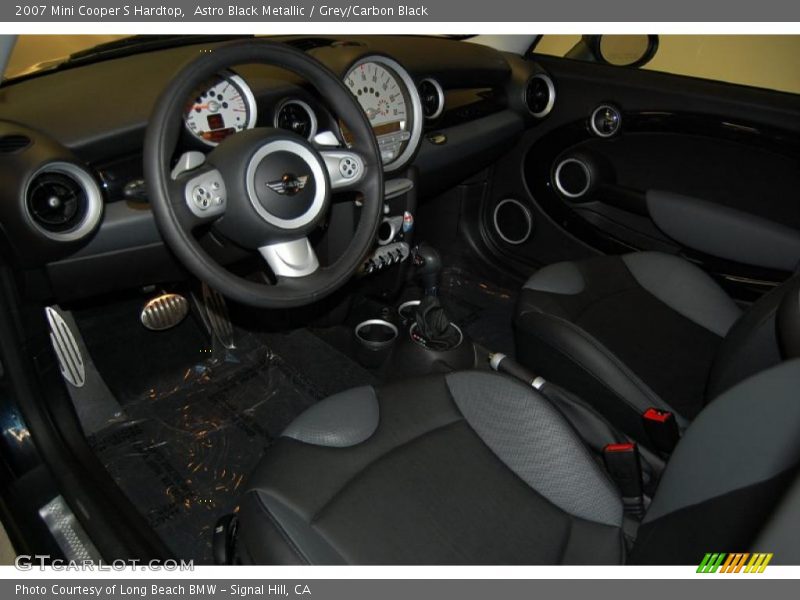Astro Black Metallic / Grey/Carbon Black 2007 Mini Cooper S Hardtop