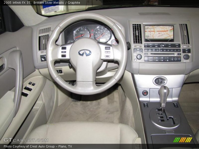 Brilliant Silver Metallic / Graphite 2005 Infiniti FX 35