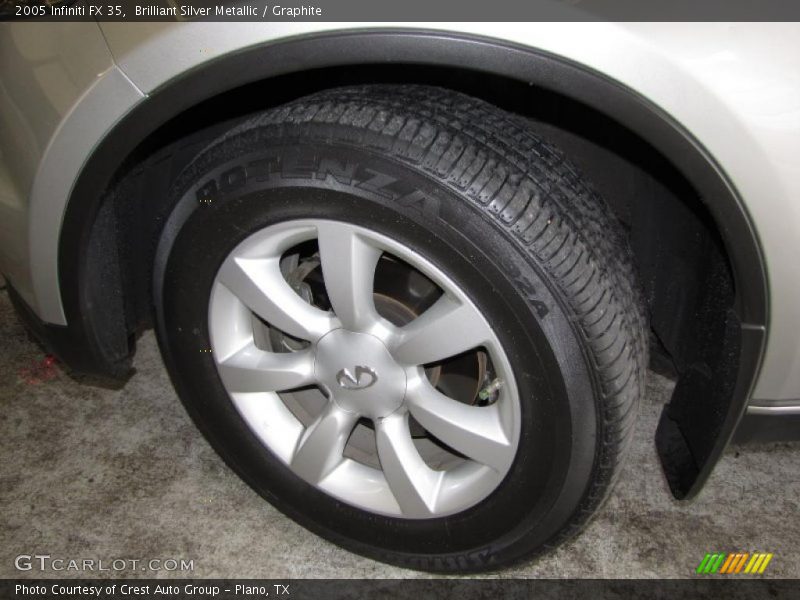 Brilliant Silver Metallic / Graphite 2005 Infiniti FX 35