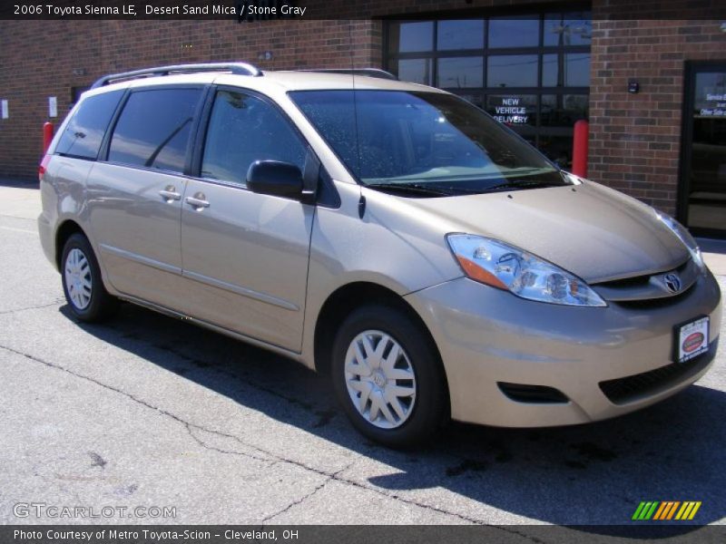 Desert Sand Mica / Stone Gray 2006 Toyota Sienna LE