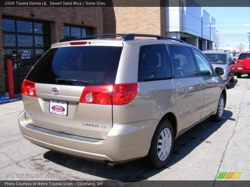 Desert Sand Mica / Stone Gray 2006 Toyota Sienna LE