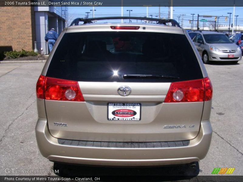 Desert Sand Mica / Stone Gray 2006 Toyota Sienna LE