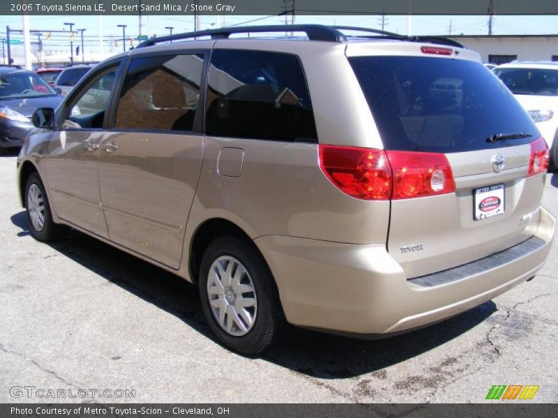 Desert Sand Mica / Stone Gray 2006 Toyota Sienna LE
