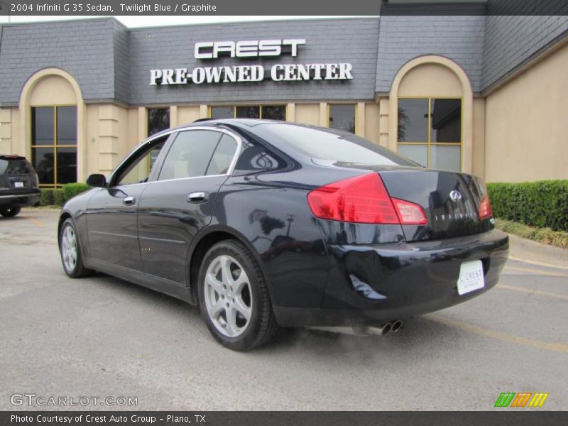 Twilight Blue / Graphite 2004 Infiniti G 35 Sedan