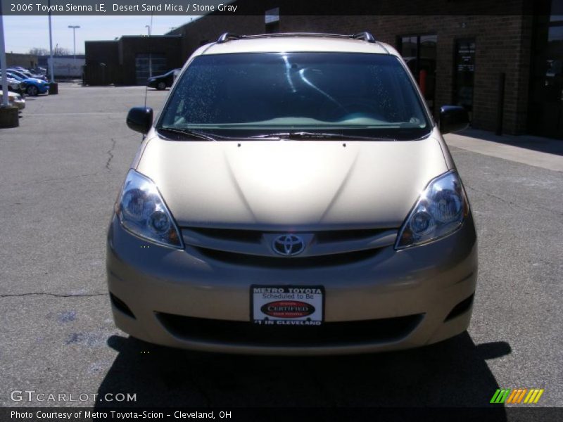 Desert Sand Mica / Stone Gray 2006 Toyota Sienna LE