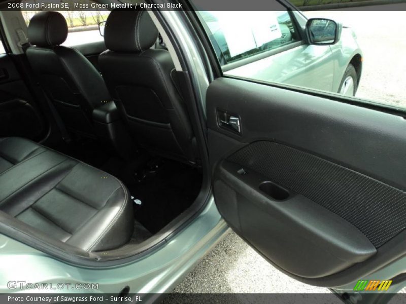 Moss Green Metallic / Charcoal Black 2008 Ford Fusion SE