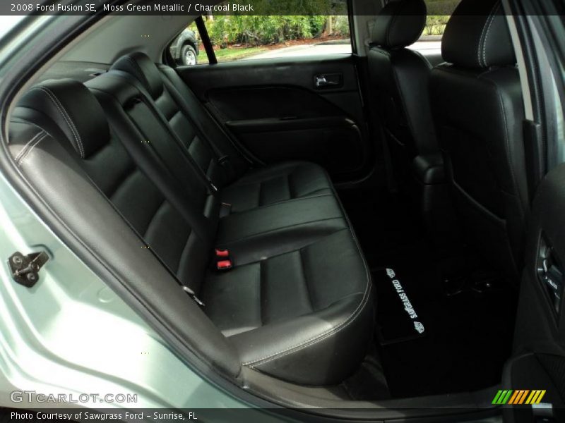 Moss Green Metallic / Charcoal Black 2008 Ford Fusion SE