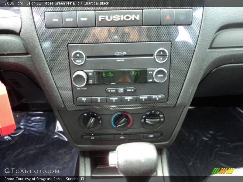 Moss Green Metallic / Charcoal Black 2008 Ford Fusion SE