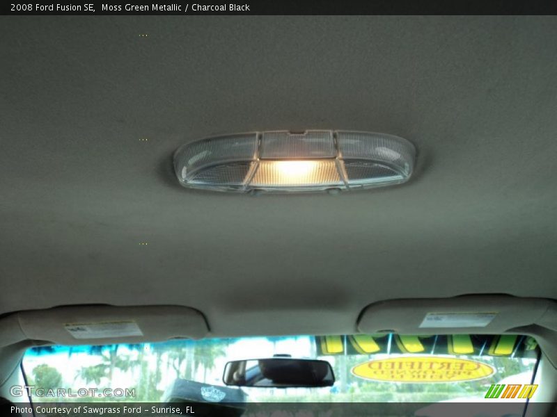 Moss Green Metallic / Charcoal Black 2008 Ford Fusion SE
