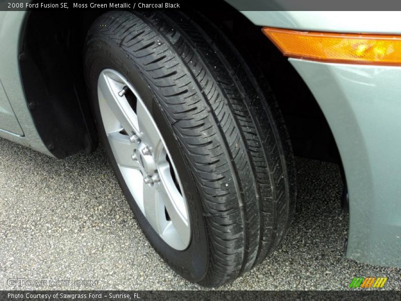 Moss Green Metallic / Charcoal Black 2008 Ford Fusion SE