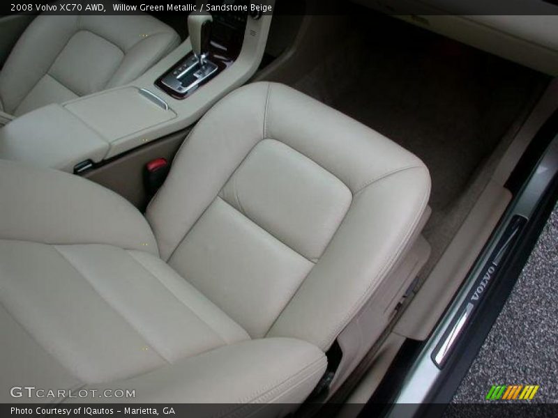 Willow Green Metallic / Sandstone Beige 2008 Volvo XC70 AWD