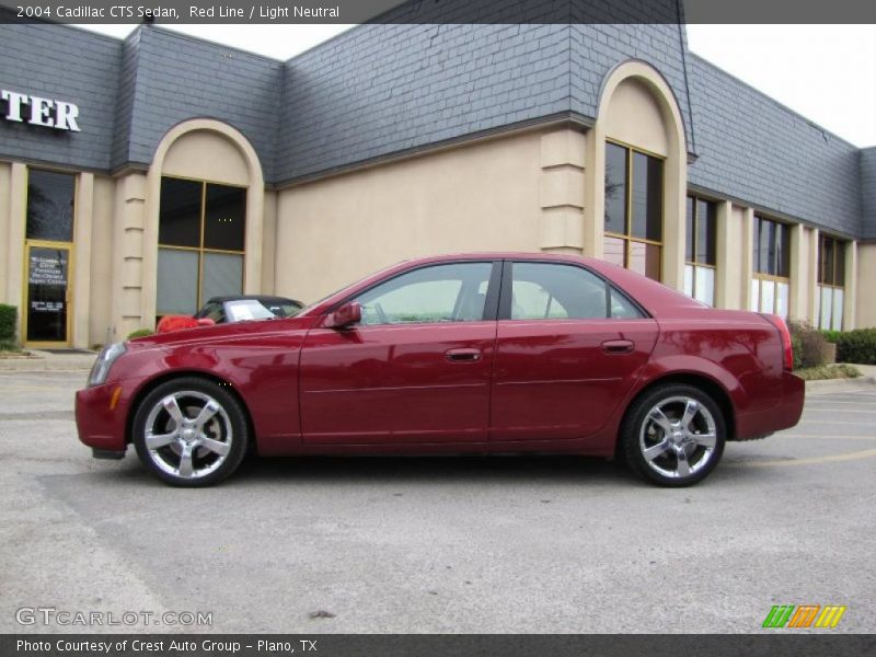 Red Line / Light Neutral 2004 Cadillac CTS Sedan