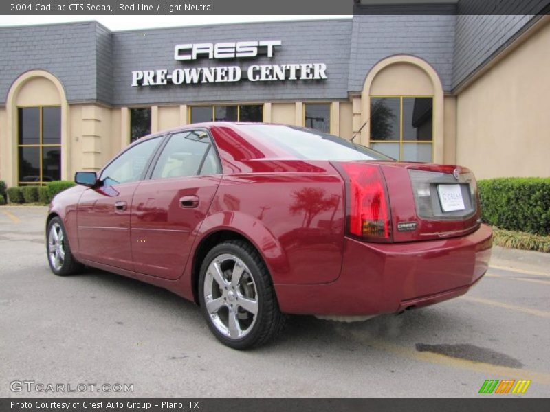 Red Line / Light Neutral 2004 Cadillac CTS Sedan