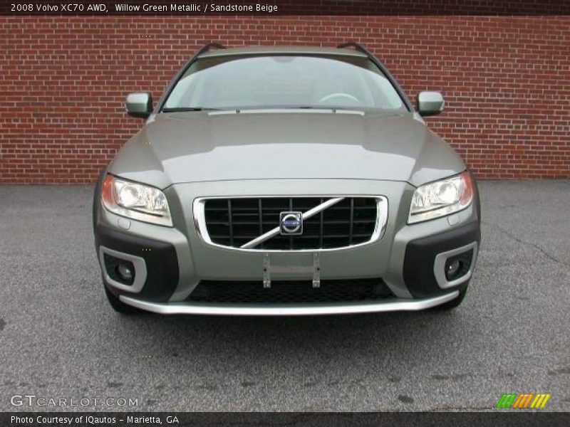 Willow Green Metallic / Sandstone Beige 2008 Volvo XC70 AWD