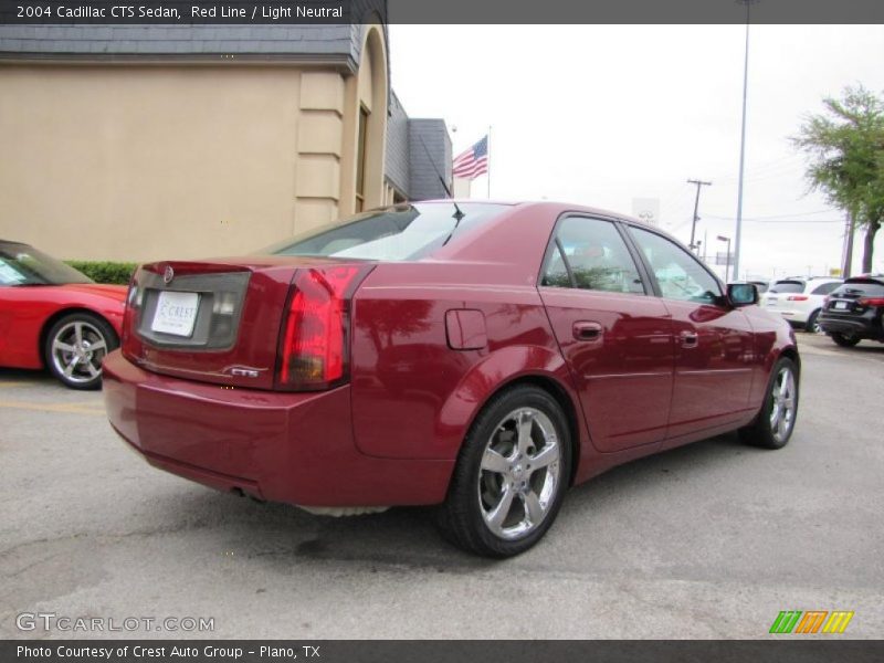 Red Line / Light Neutral 2004 Cadillac CTS Sedan