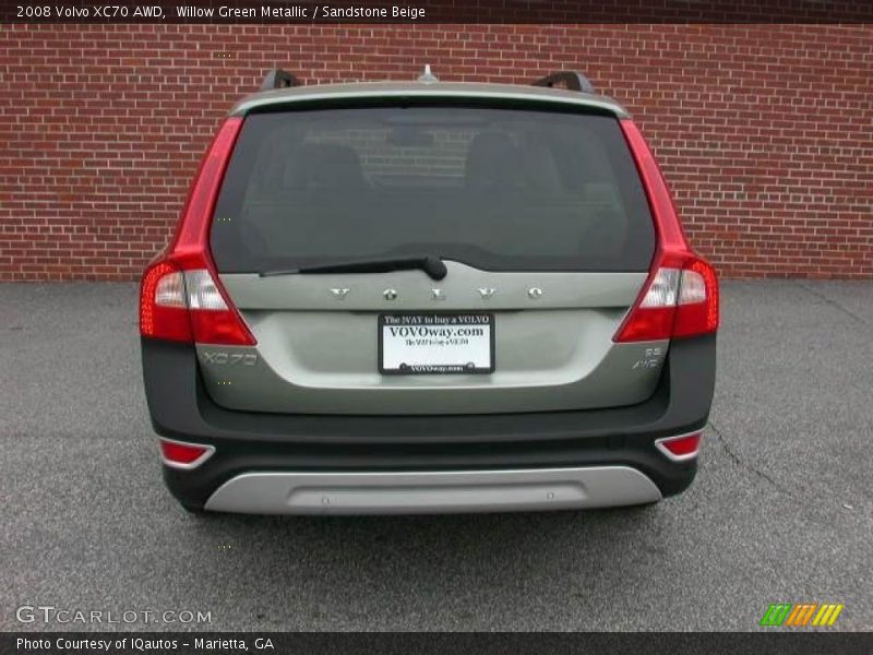 Willow Green Metallic / Sandstone Beige 2008 Volvo XC70 AWD