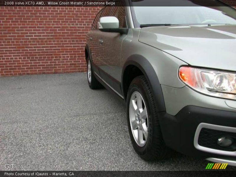 Willow Green Metallic / Sandstone Beige 2008 Volvo XC70 AWD