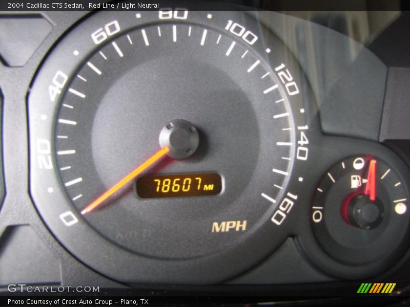Red Line / Light Neutral 2004 Cadillac CTS Sedan