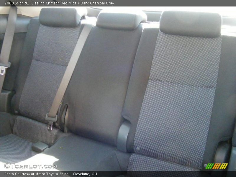 Sizzling Crimson Red Mica / Dark Charcoal Gray 2008 Scion tC