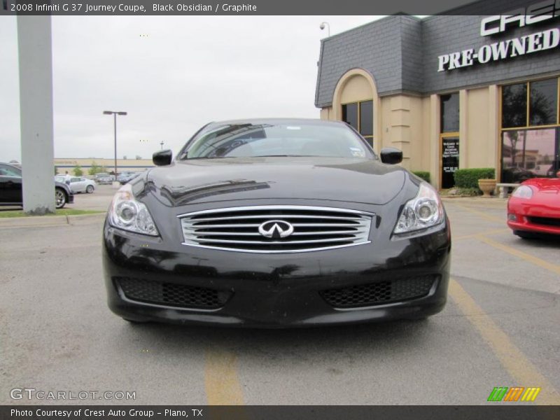 Black Obsidian / Graphite 2008 Infiniti G 37 Journey Coupe