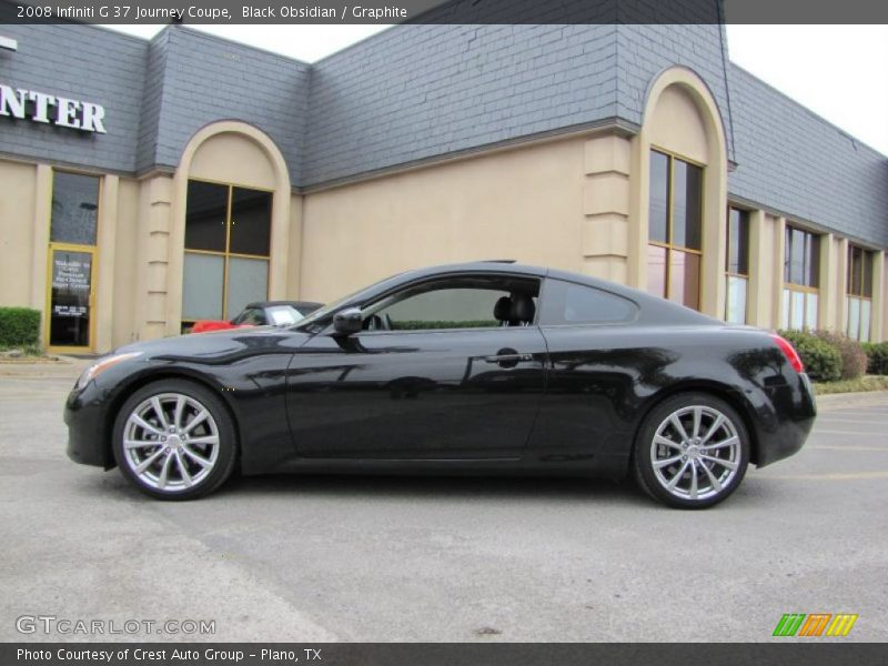 Black Obsidian / Graphite 2008 Infiniti G 37 Journey Coupe