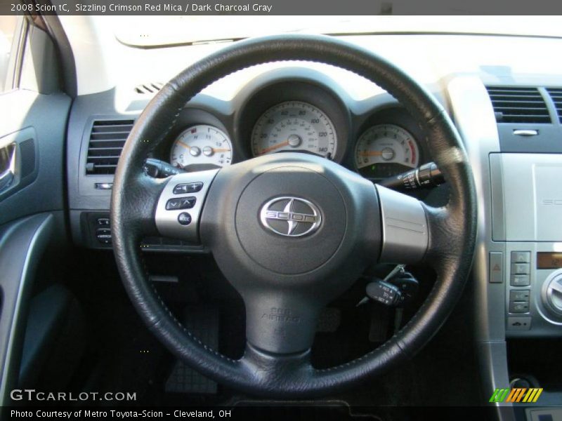 Sizzling Crimson Red Mica / Dark Charcoal Gray 2008 Scion tC