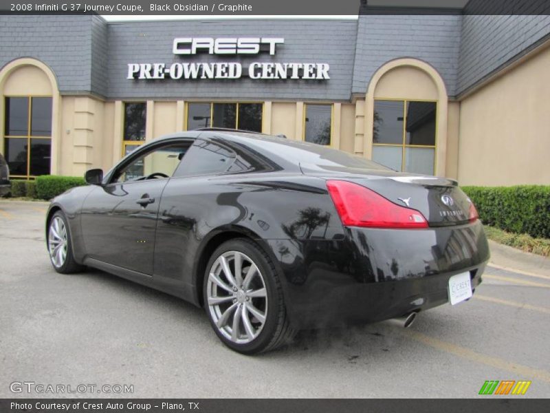 Black Obsidian / Graphite 2008 Infiniti G 37 Journey Coupe