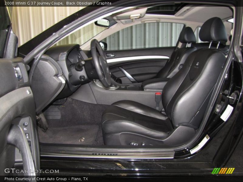 Black Obsidian / Graphite 2008 Infiniti G 37 Journey Coupe