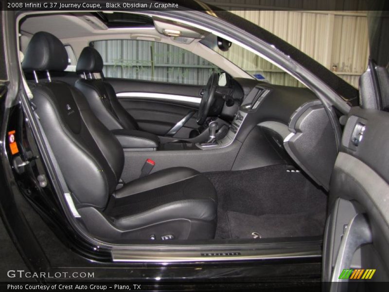 Black Obsidian / Graphite 2008 Infiniti G 37 Journey Coupe