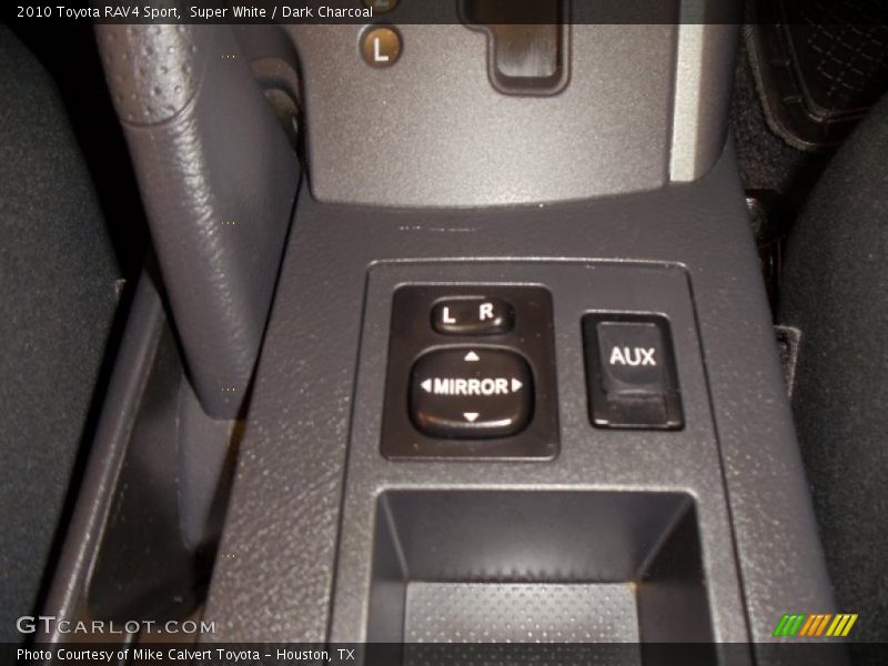 Super White / Dark Charcoal 2010 Toyota RAV4 Sport