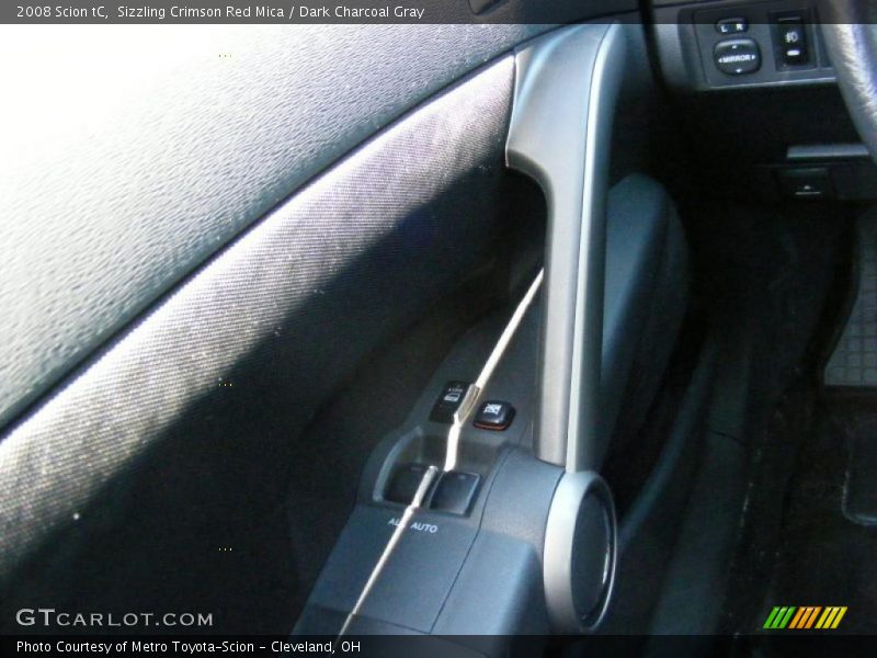 Sizzling Crimson Red Mica / Dark Charcoal Gray 2008 Scion tC
