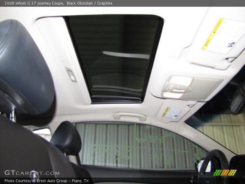 Black Obsidian / Graphite 2008 Infiniti G 37 Journey Coupe