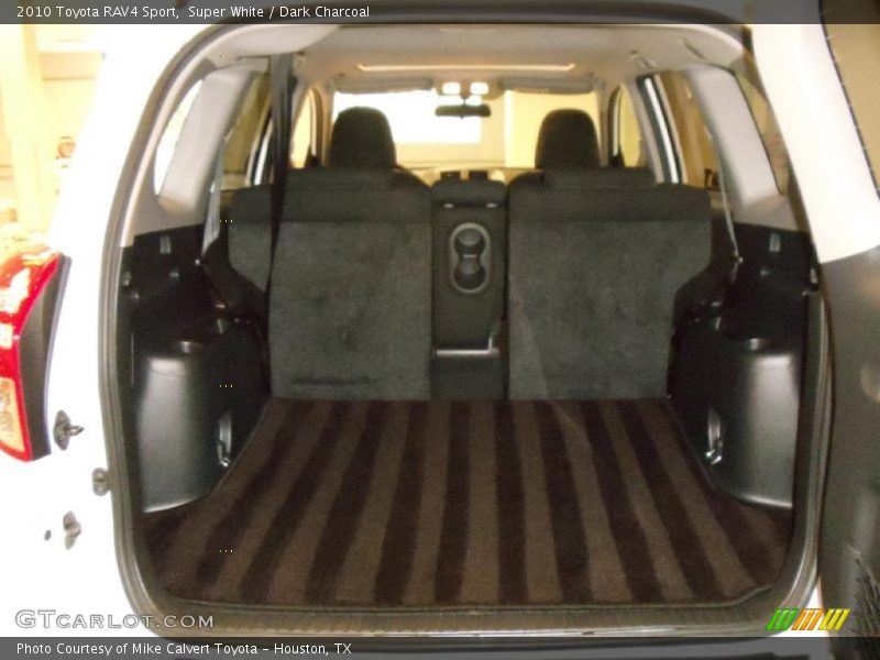 Super White / Dark Charcoal 2010 Toyota RAV4 Sport