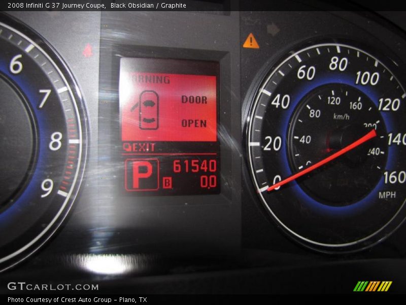 Black Obsidian / Graphite 2008 Infiniti G 37 Journey Coupe