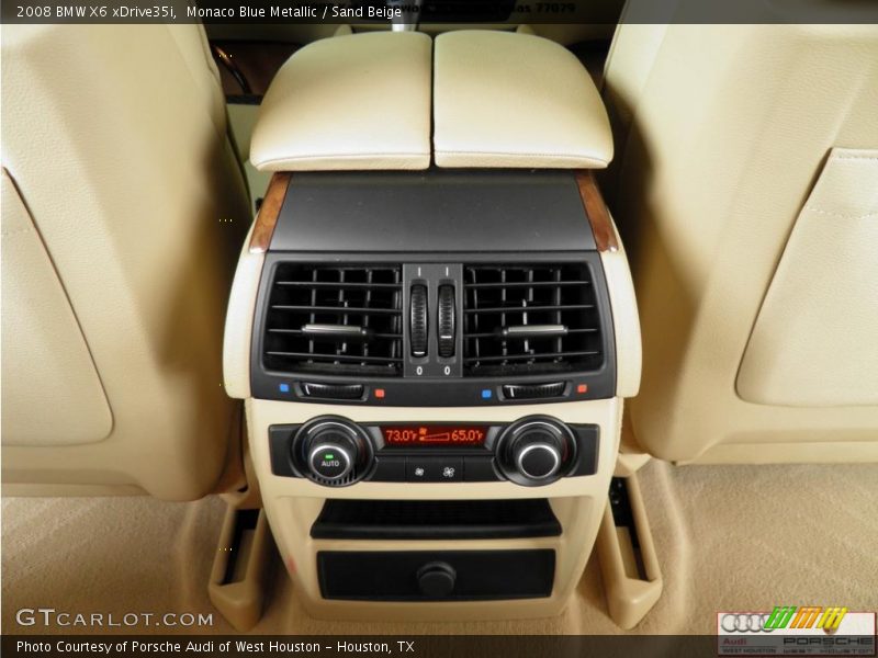 Monaco Blue Metallic / Sand Beige 2008 BMW X6 xDrive35i