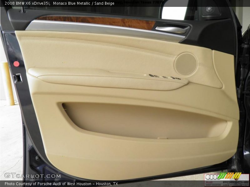 Monaco Blue Metallic / Sand Beige 2008 BMW X6 xDrive35i