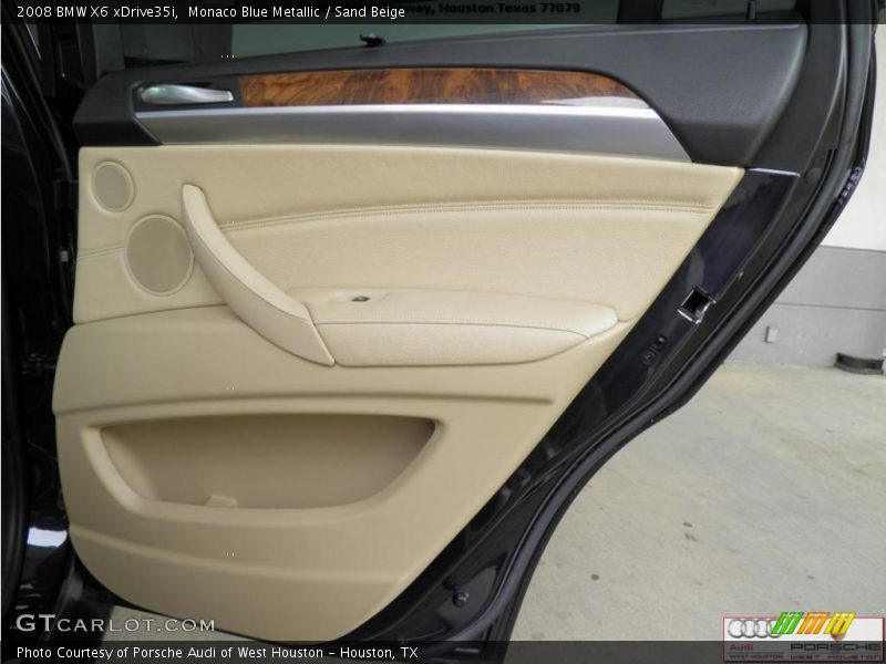 Monaco Blue Metallic / Sand Beige 2008 BMW X6 xDrive35i