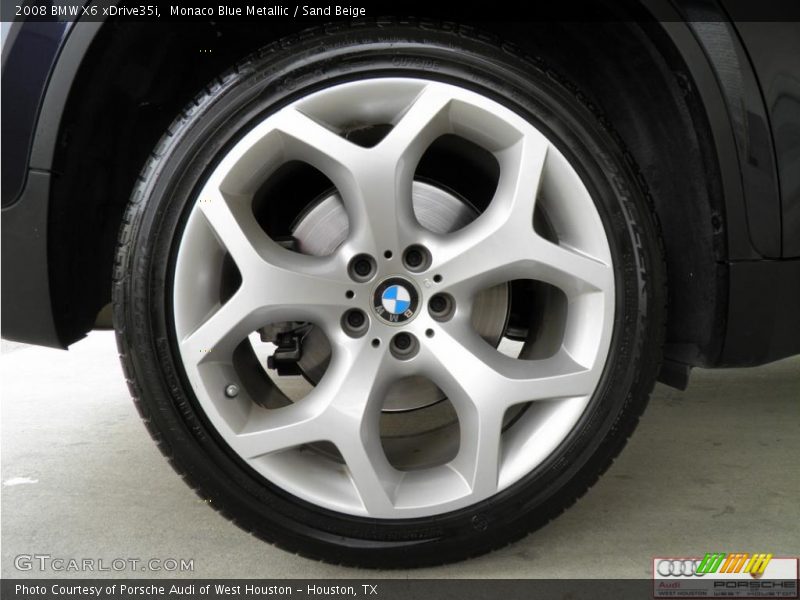 Monaco Blue Metallic / Sand Beige 2008 BMW X6 xDrive35i