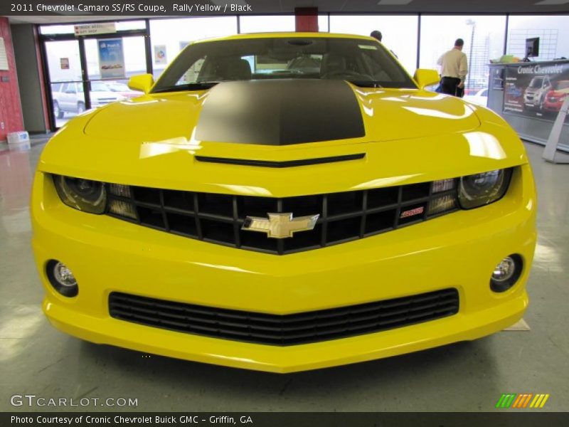 Rally Yellow / Black 2011 Chevrolet Camaro SS/RS Coupe