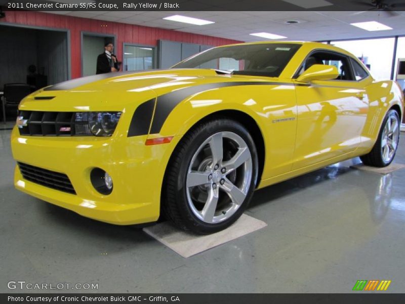 Rally Yellow / Black 2011 Chevrolet Camaro SS/RS Coupe