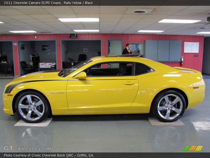 Rally Yellow / Black 2011 Chevrolet Camaro SS/RS Coupe