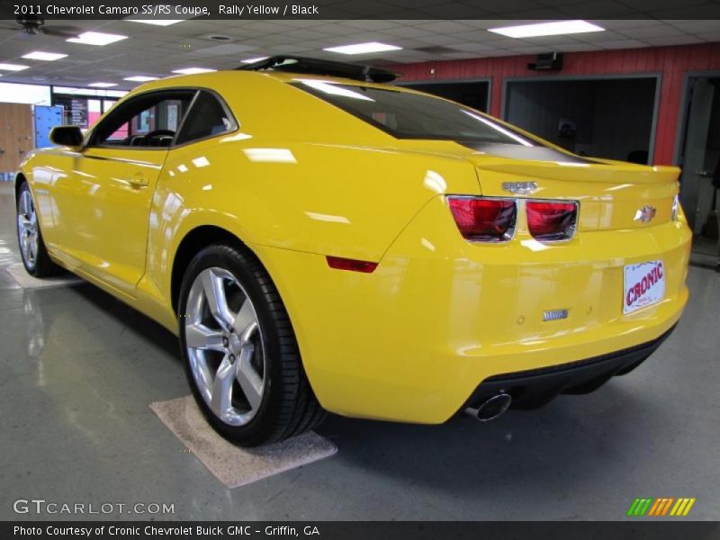 Rally Yellow / Black 2011 Chevrolet Camaro SS/RS Coupe