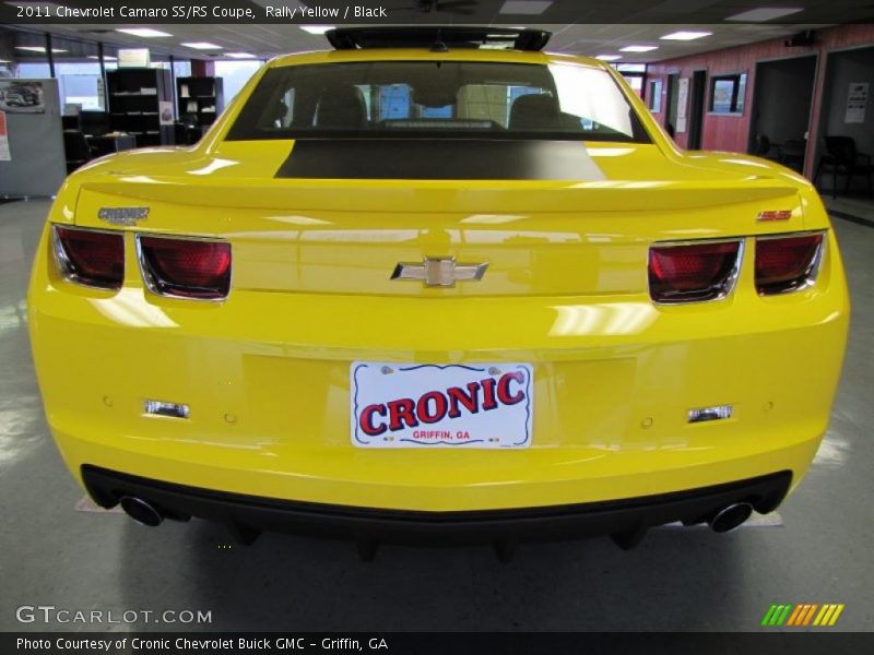 Rally Yellow / Black 2011 Chevrolet Camaro SS/RS Coupe