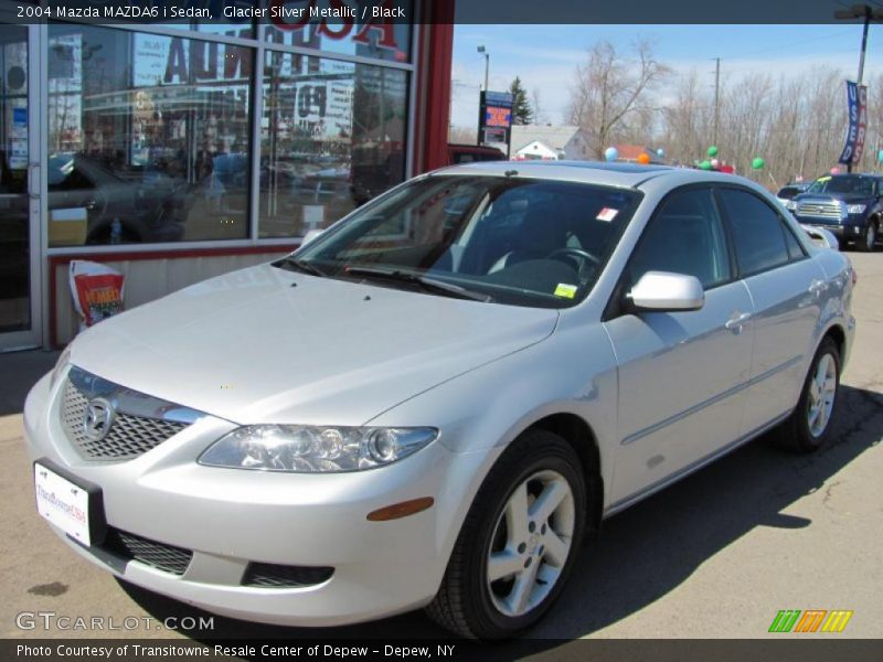 Glacier Silver Metallic / Black 2004 Mazda MAZDA6 i Sedan