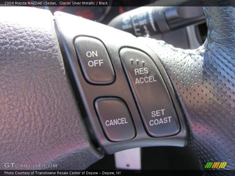 Glacier Silver Metallic / Black 2004 Mazda MAZDA6 i Sedan