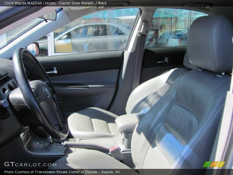 Glacier Silver Metallic / Black 2004 Mazda MAZDA6 i Sedan